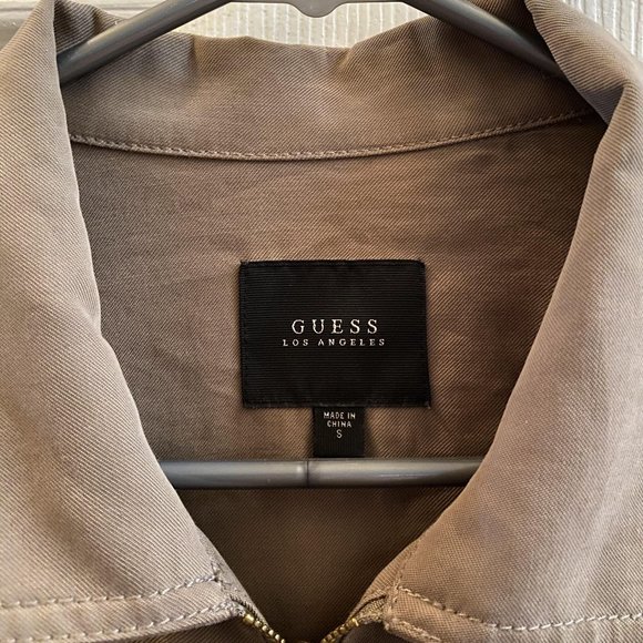 Guess army green fall jacket - Picture 2 of 7